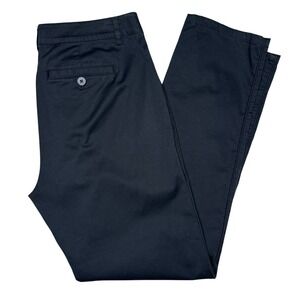 J. Jill Pants Black 6 Live in Chino Straight Stretch Low Rise Trouser Slacks